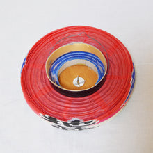 画像をギャラリービューアに読み込む, 九長蓮(地蔵尊) <br> 赤白房付き<br> 祭礼提灯/和紙