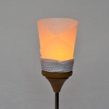 画像をギャラリービューアに読み込む, 油灯(対)【木目油灯】<br>銀房/木製 9号~11号<br> 雛人形/天神様/五月人形