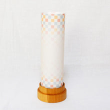 画像をギャラリービューアに読み込む, TUTUネームランプ <br>④【レトロ市松】<br> 名入れ/生年月日<br>ギフト/オリジナル