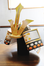 画像をギャラリービューアに読み込む, ペーパークラフト 紙兜<br>毛利元就 伊達政宗<br>戦国武将 2種類<br>端午の節句/五月人形