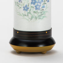 画像をギャラリービューアに読み込む, 宝生360<br>創作提灯/回転灯<br>絹二重/木製<br>盆提灯/岐阜県産