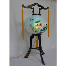 画像をギャラリービューアに読み込む, 大内行灯 尺寸<br>万芭 PC 菊蒔絵<br>ビニロン (回)