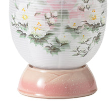 画像をギャラリービューアに読み込む, 宝珠灯480 ①<br>創作提灯/陶器製<br>手描き/絹二重<br>盆提灯/岐阜県産