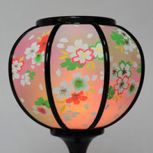 画像をギャラリービューアに読み込む, 雪洞(対)【なつめ式】<br>9号~11号 3種類<br>やよい桜<br> 桃の節句/雛人形