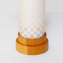 画像をギャラリービューアに読み込む, TUTUネームランプ <br>④【レトロ市松】<br> 名入れ/生年月日<br>ギフト/オリジナル