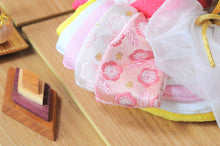 画像をギャラリービューアに読み込む, みやび雛 <br>桃色/薄藤(金襴) <br>平飾りセット