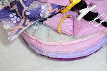 画像をギャラリービューアに読み込む, みやび雛 <br>紫/薄墨(ちりめん) <br>平飾りセット