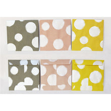 画像をギャラリービューアに読み込む, ポチ袋15枚セット【水玉】<br>正方形/封筒<br>お年玉/小物入れ