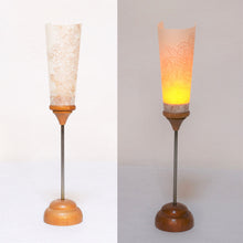 画像をギャラリービューアに読み込む, 美濃和紙のあかり(小)<br>1本/創作燭台<br>インテリア照明/ライト