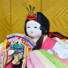 画像をギャラリービューアに読み込む, 手まり雛 ころろ<br>【栗】雛人形セット<br> 岐阜県産/柿渋塗装【送料無料】