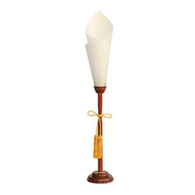 画像をギャラリービューアに読み込む, 本燭台1本【けやき調】<br>90cm・110cm/2種類<br> インテリア照明<br>木製/五月人形