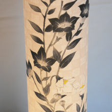 画像をギャラリービューアに読み込む, 縁 -EN-【墨絵桔梗・市松柄】<br>新型盆提灯/創作提灯