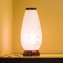 画像をギャラリービューアに読み込む, 宝珠灯480 ② <br>創作提灯/陶器製<br>手描き/絹二重<br>盆提灯/岐阜県産