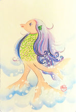 画像をギャラリービューアに読み込む, アマビエ和紙はがき<br>3枚セット② 美濃和紙<br>光触媒/ポストカード