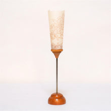 画像をギャラリービューアに読み込む, 美濃和紙のあかり(小)<br>1本/創作燭台<br>インテリア照明/ライト