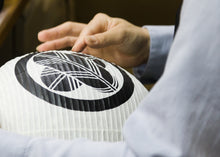 画像をギャラリービューアに読み込む, 家紋シール・ステッカー<br>8㎝・6枚セット<br>全10種類/金・赤・黒