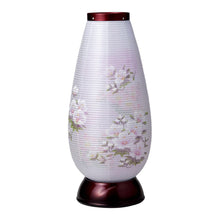 画像をギャラリービューアに読み込む, 宝珠灯480 ② <br>創作提灯/陶器製<br>手描き/絹二重<br>盆提灯/岐阜県産