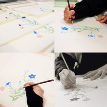 画像をギャラリービューアに読み込む, 美濃の風<br>3種類/創作提灯<br>本美濃和紙/手描き<br>和風インテリア