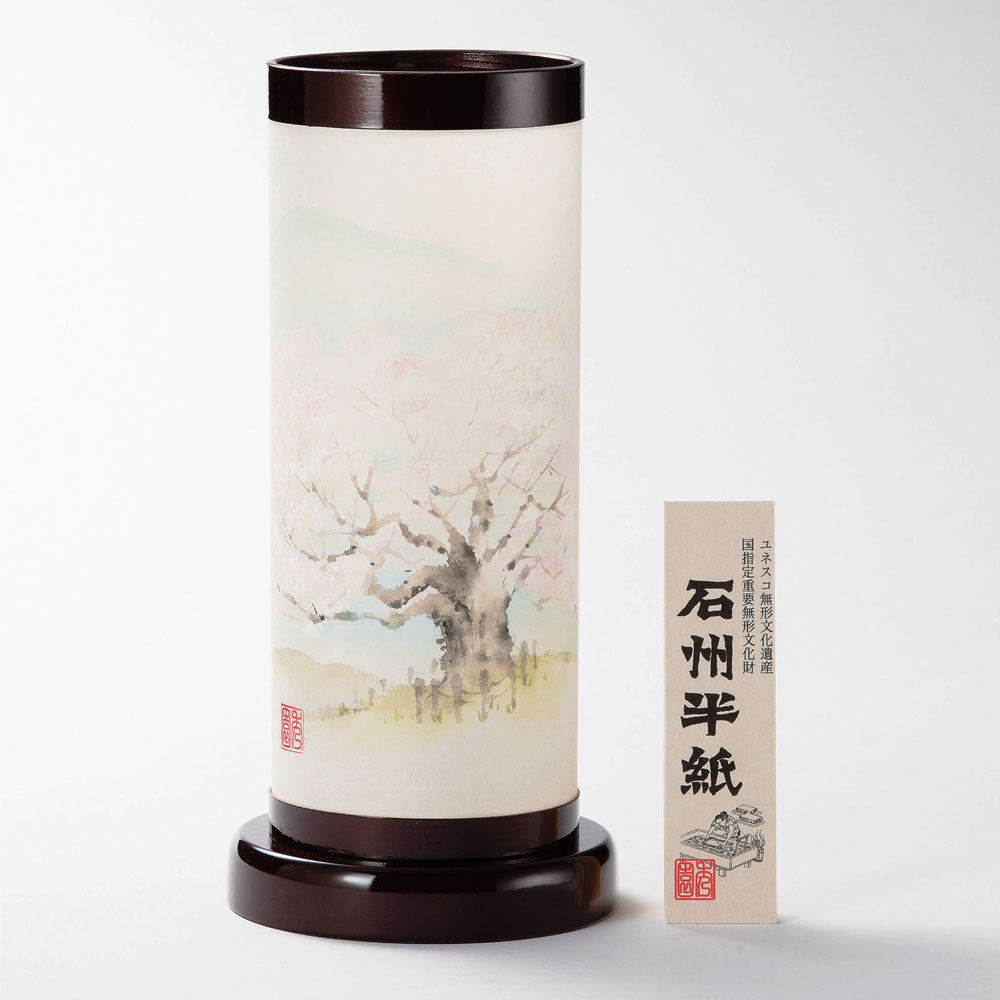 石州の風【石州半紙】創作提灯／ユネスコ無形文化遺産／手描き／職人