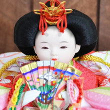 画像をギャラリービューアに読み込む, 手まり雛 ころろ&lt;br&gt;【胡桃】雛人形セット&lt;br&gt; 岐阜県産／柿渋塗装【送料無料】　
